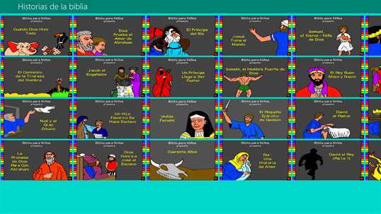 Bible Stories Spanish screenshot 1
