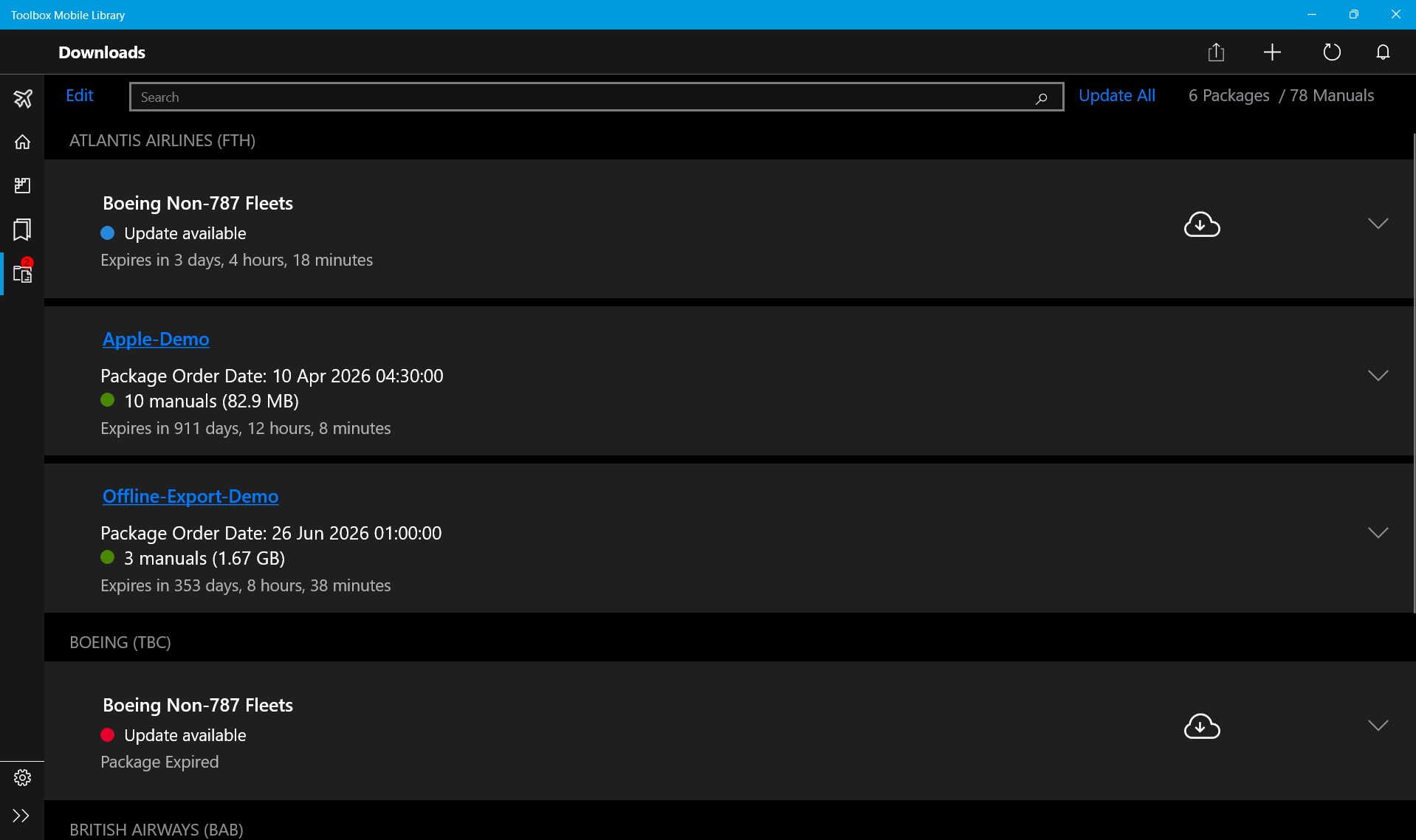 Toolbox Mobile Library screenshot