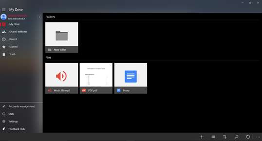 G Drive for Windows (Alpha) screenshot 2