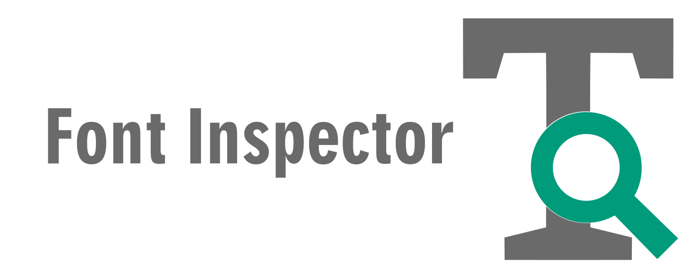 Font Inspector marquee promo image