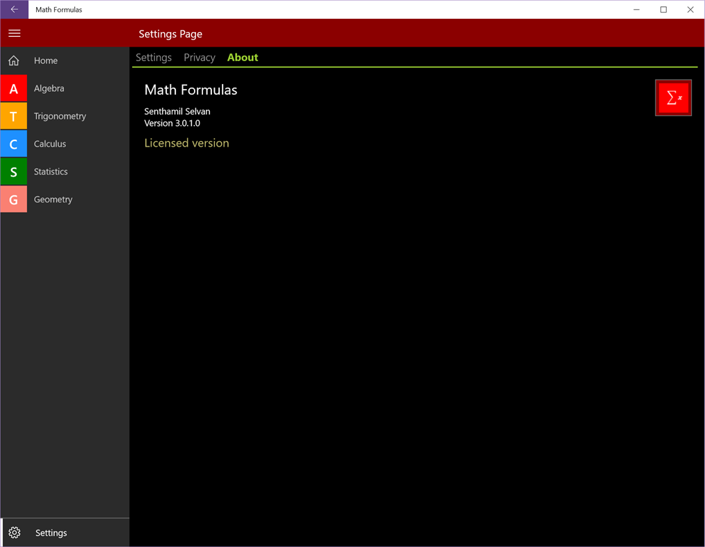 #4. Math Formulas (Windows) Podle: Senthamil Selvan