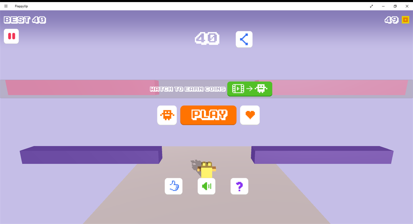 #3. Flappy Up (Windows) 来自: HutApps