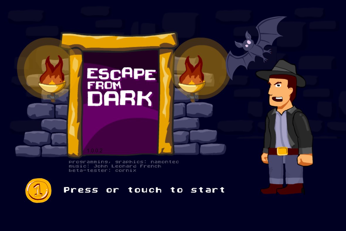 #1. Escape From Dark (Windows) 作者: namontec