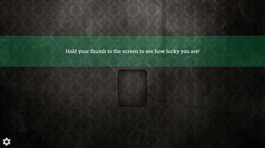 Fingerprint Luck Scanner screenshot 1