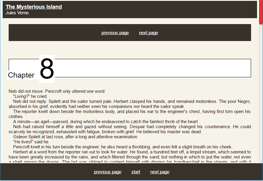 Mysterious Island book screenshot 2
