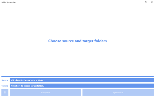 Folder Synchronizer screenshot 1