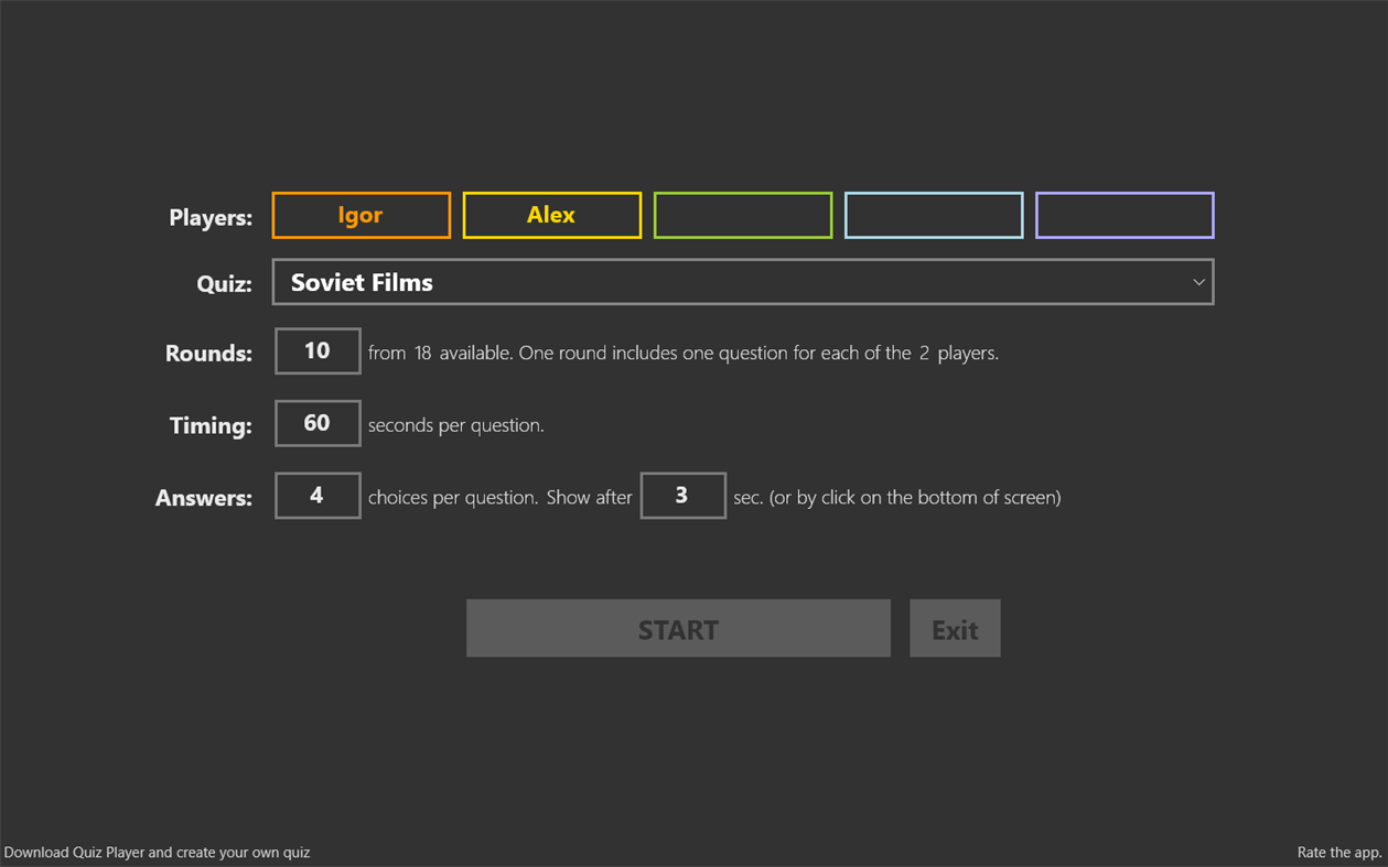 #1. Quiz Soviet Films (Windows) 由: Alex Zaikin