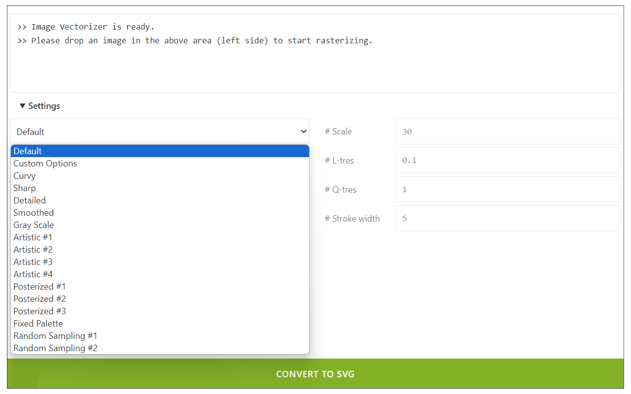 Image Vectorizer (Convert to SVG)