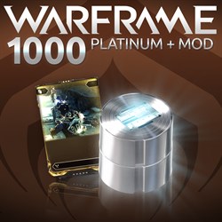 Warframe®: 1000 Platinum + Rare Mod