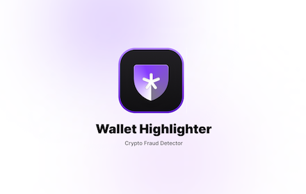 Wallet Highlighter - Crypto Fraud & Risk Tool small promo image