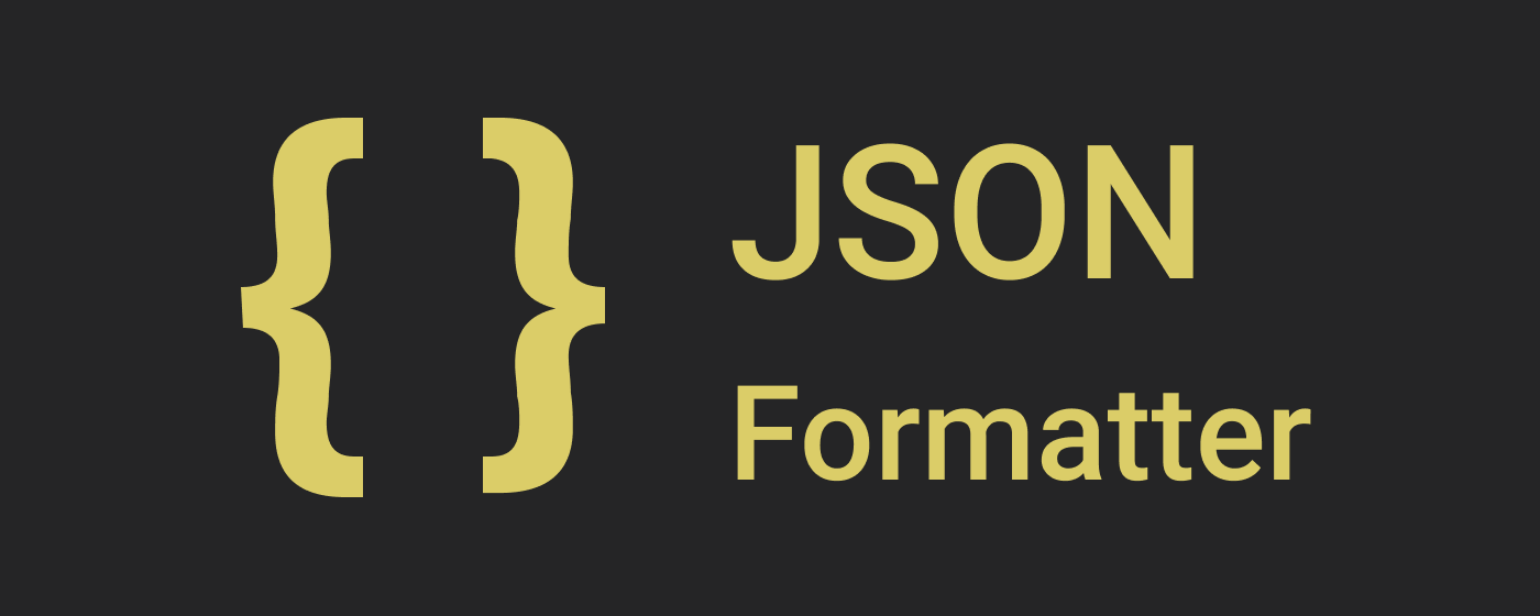 JSON Formatter marquee promo image