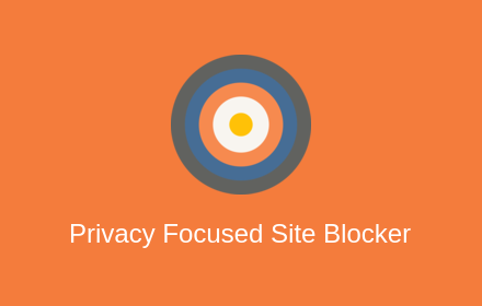 Privacy Focused Site Blocker (by Avrodh.com) small promo image