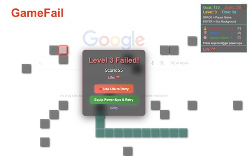 Snake Overlay - Play on Any Page