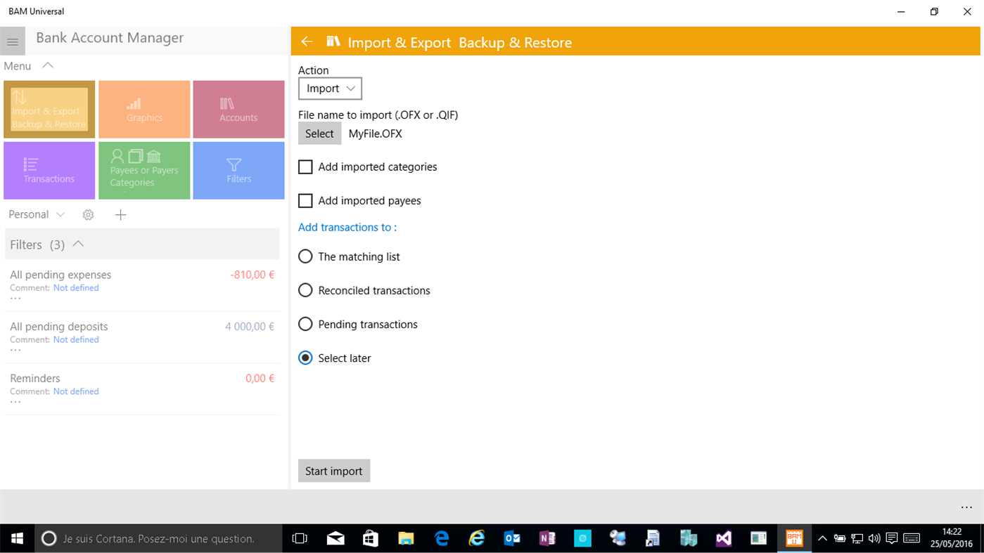#6. BAM Universal (Windows) Podle: JPAUC