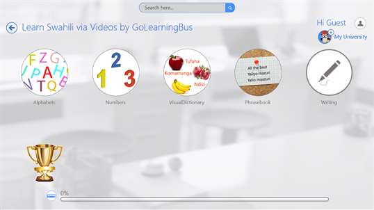 Learn Swahili via videos by GoLearningBus screenshot 3