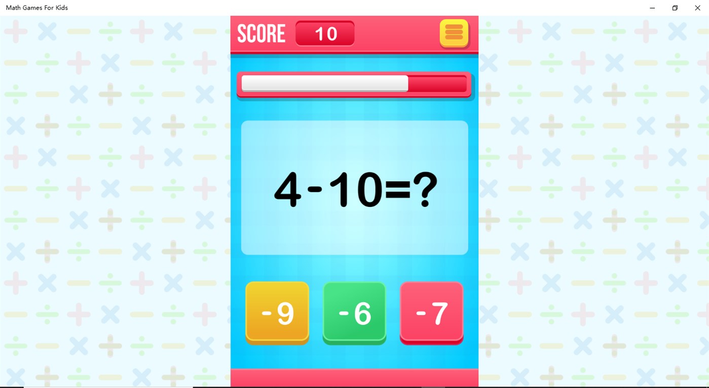 #1. Math Games For Kids+ (Windows) 来自: XiLaos