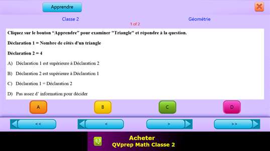 QVprep Lite Math Classe 2 screenshot 5
