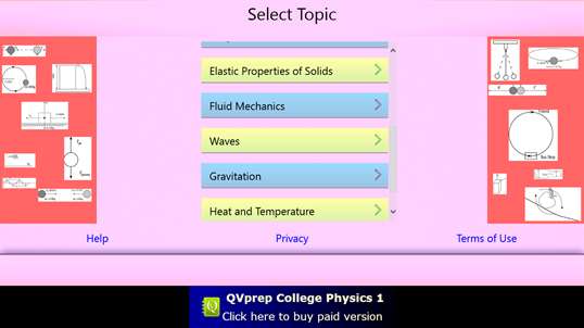 QVprep Lite College Physics Volume 1 screenshot 2