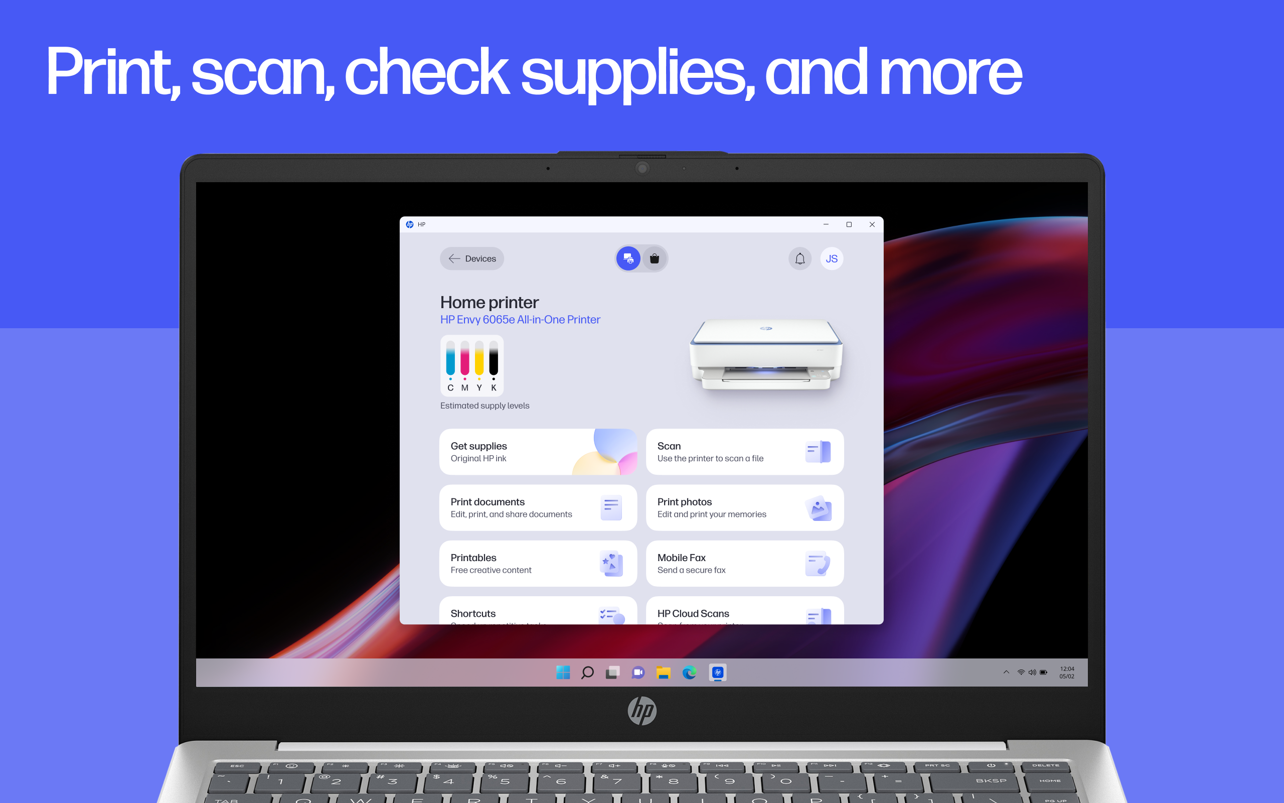 HP screenshot