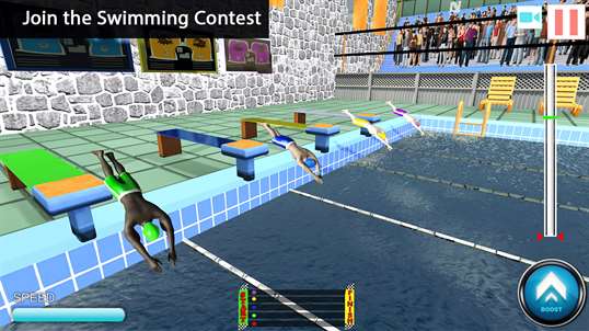 Freestyle Swimming Race 3D screenshot 4