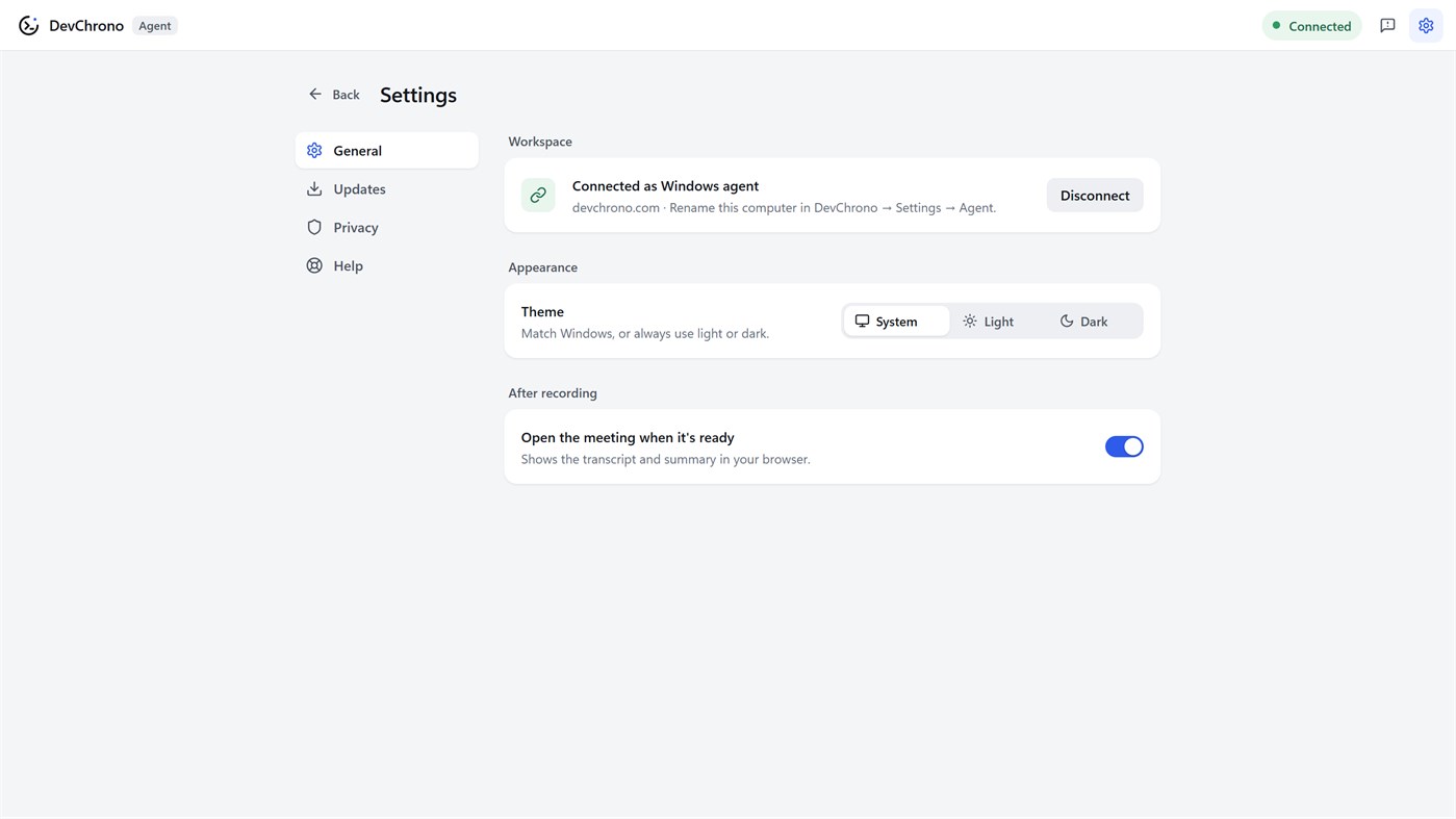 #7. DevChrono Agent (Windows) Von: Ezzdin Atef