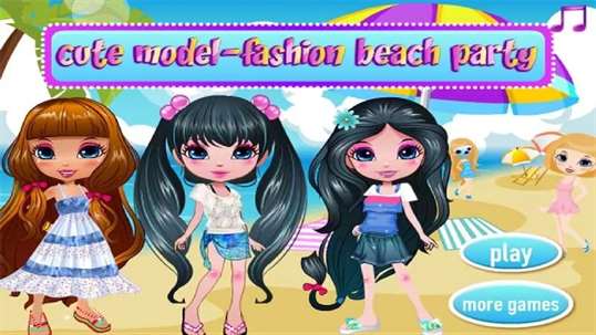 Cute Model - Fashion Beach Party screenshot 2