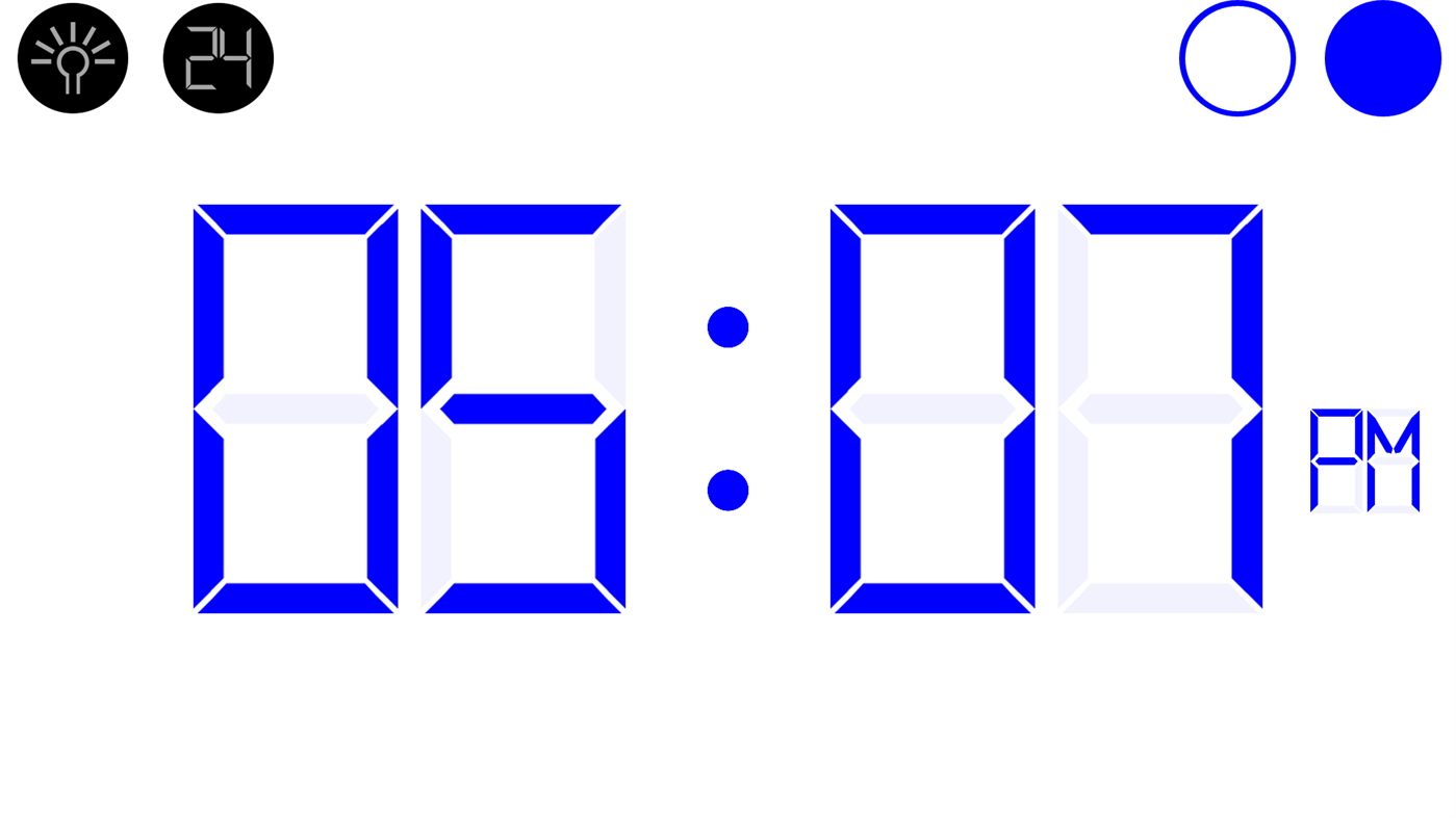 #4. Digital Wall Clock (Windows) Göre: woomar