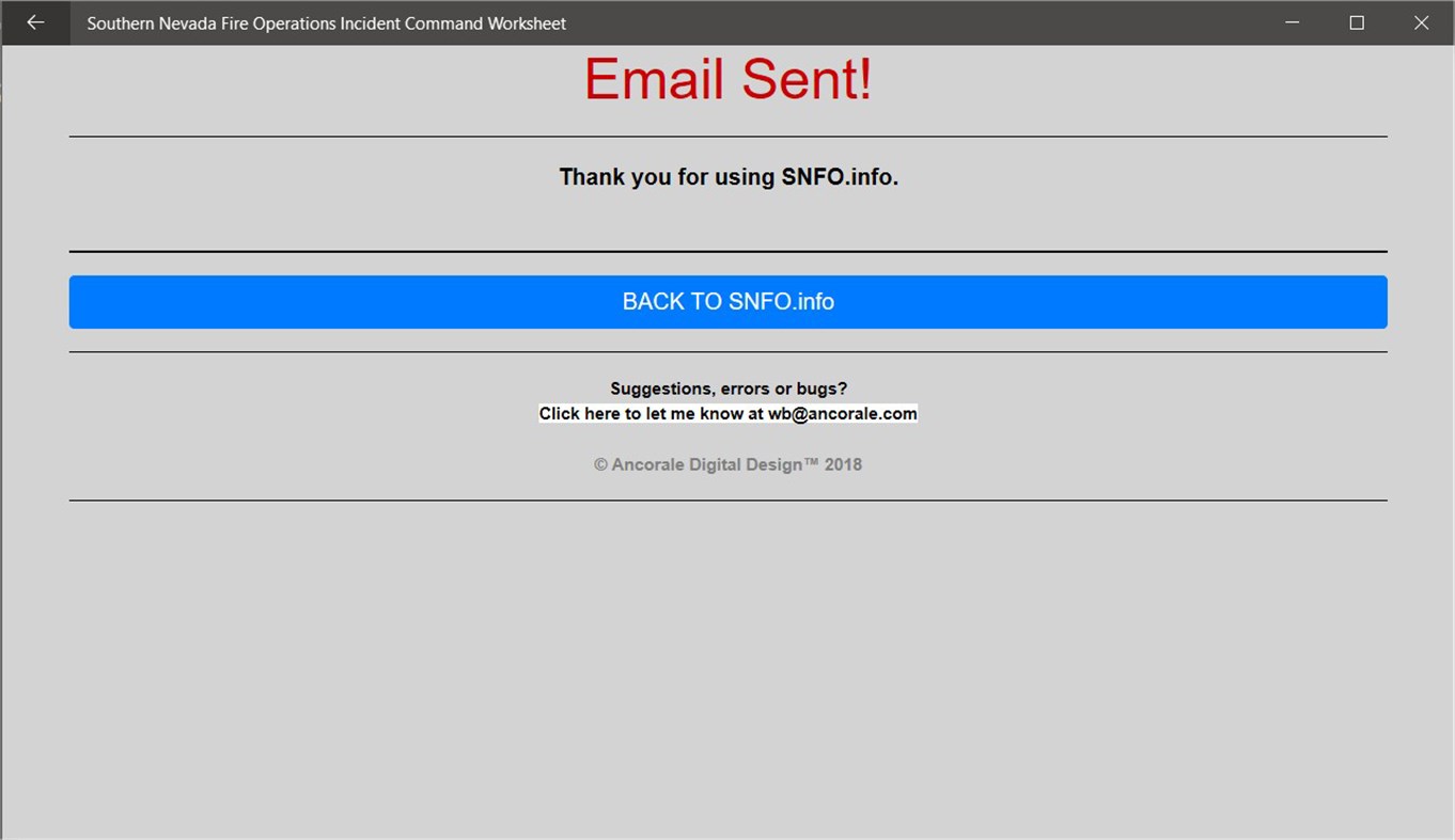 #5. Southern Nevada Fire Operations Incident Command Worksheet (Windows) By: Ancorale Digital Design