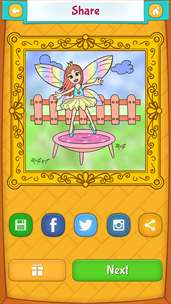 Fairy Coloring Pages screenshot 5
