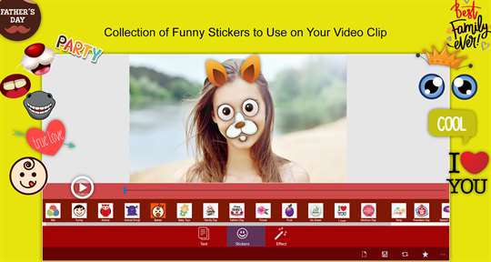 Video Editor-Add fun Stickers and Text in Videos screenshot 5