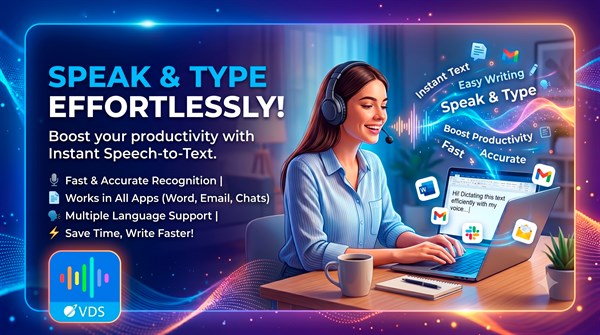 Giveaway – SayOnce: Free License Key | Voice Dictation, Offline Speech-to-Text Software – for Windows