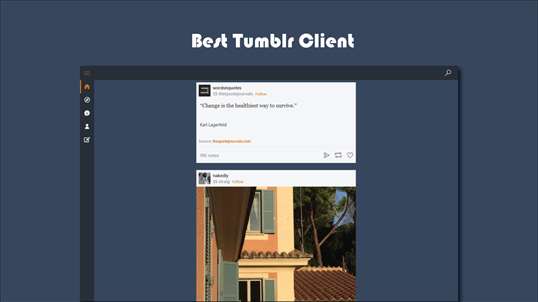 6tum - True Tumblr Client screenshot 1