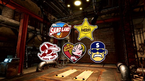 SAND LAND - Conjunto de adesivos de Rao e Thief