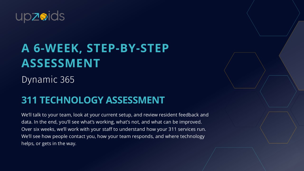 Snapshot 1 of Dynamics 365 - 311 Modernization Assessment