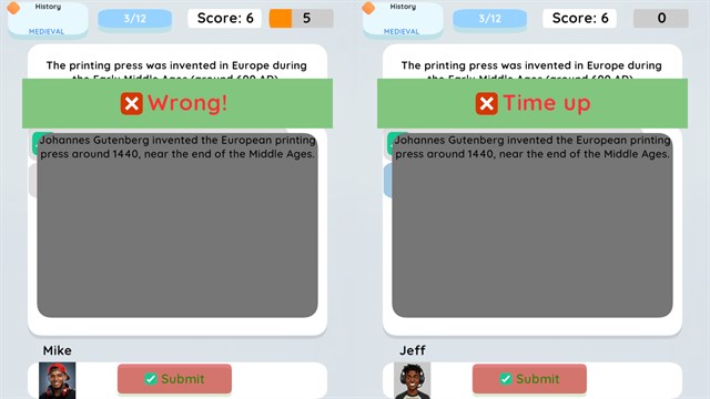 Quiz Challenge Multiplayer screenshot 2
