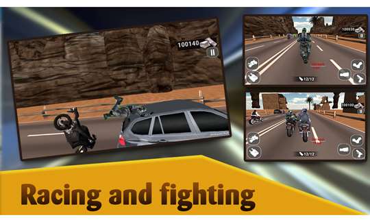 Road Rash Bike Attack Race - Stunt Rider screenshot 1