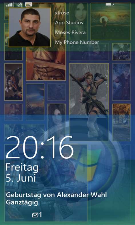 10.0 Lock screen Screenshots 2