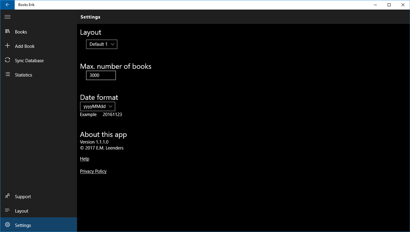 #9. Books Erik (Windows) Por: E.M. Leenders