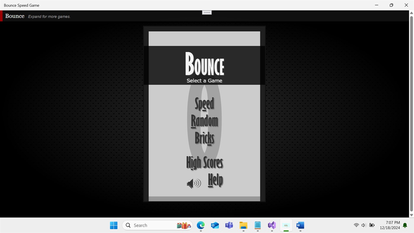 #1. Bounce Speed Game (Windows) 由: redparrot