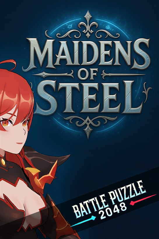 Box shot of Battle Puzzle 2048 - Maidens of Steel