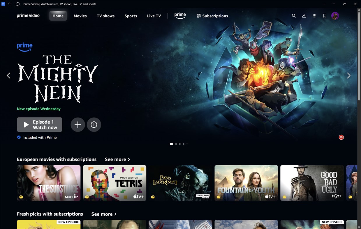 #1. Prime Video for Windows (Windows) di: Amazon Development Centre (London) Ltd