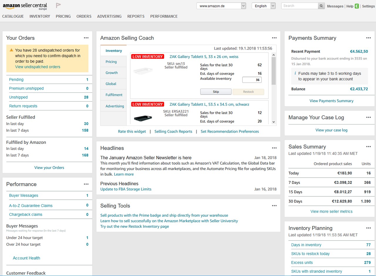 Snapshot 5 of ESYON Amazon Marketplace Connector for D365 FSCM