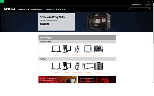 AMD App screenshot 2