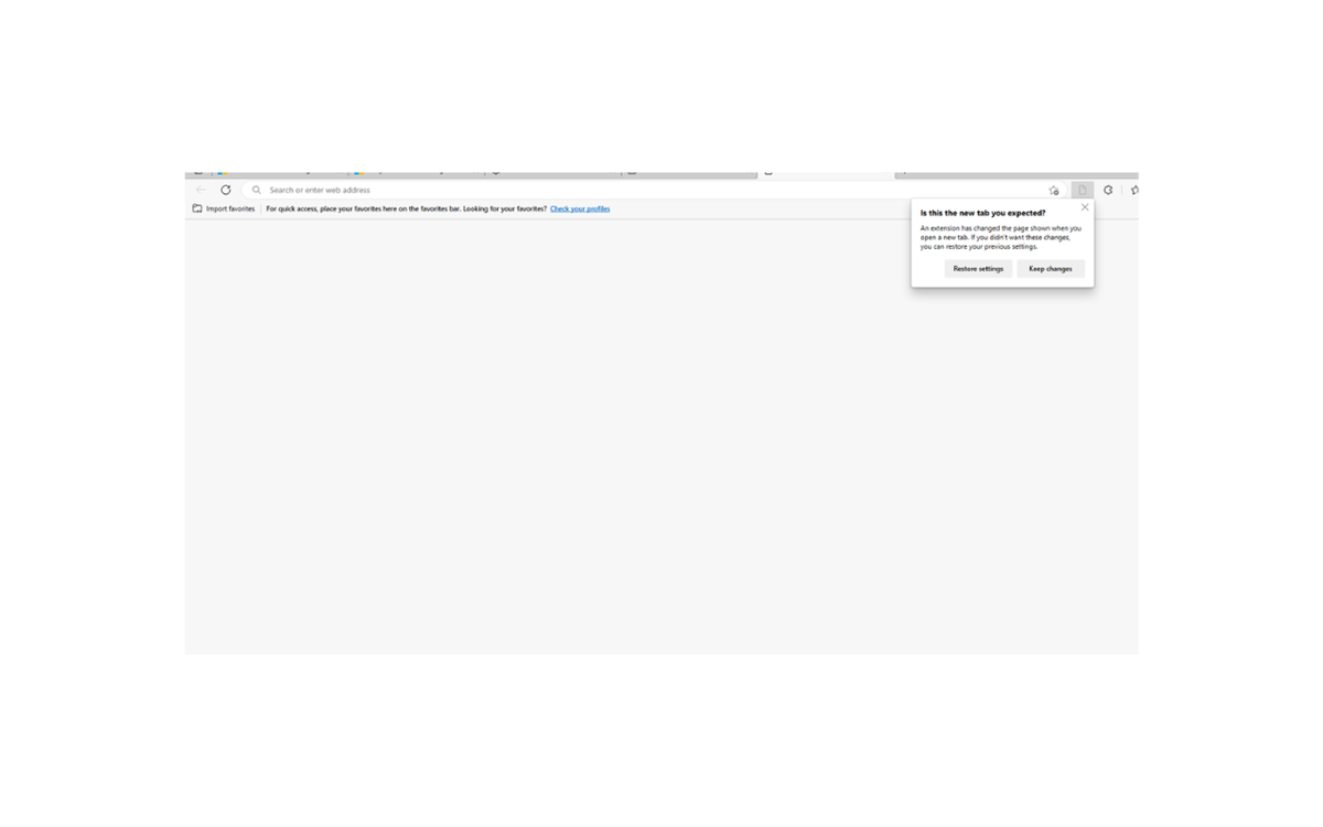 Blank Tab - New Tab Extension for Edge