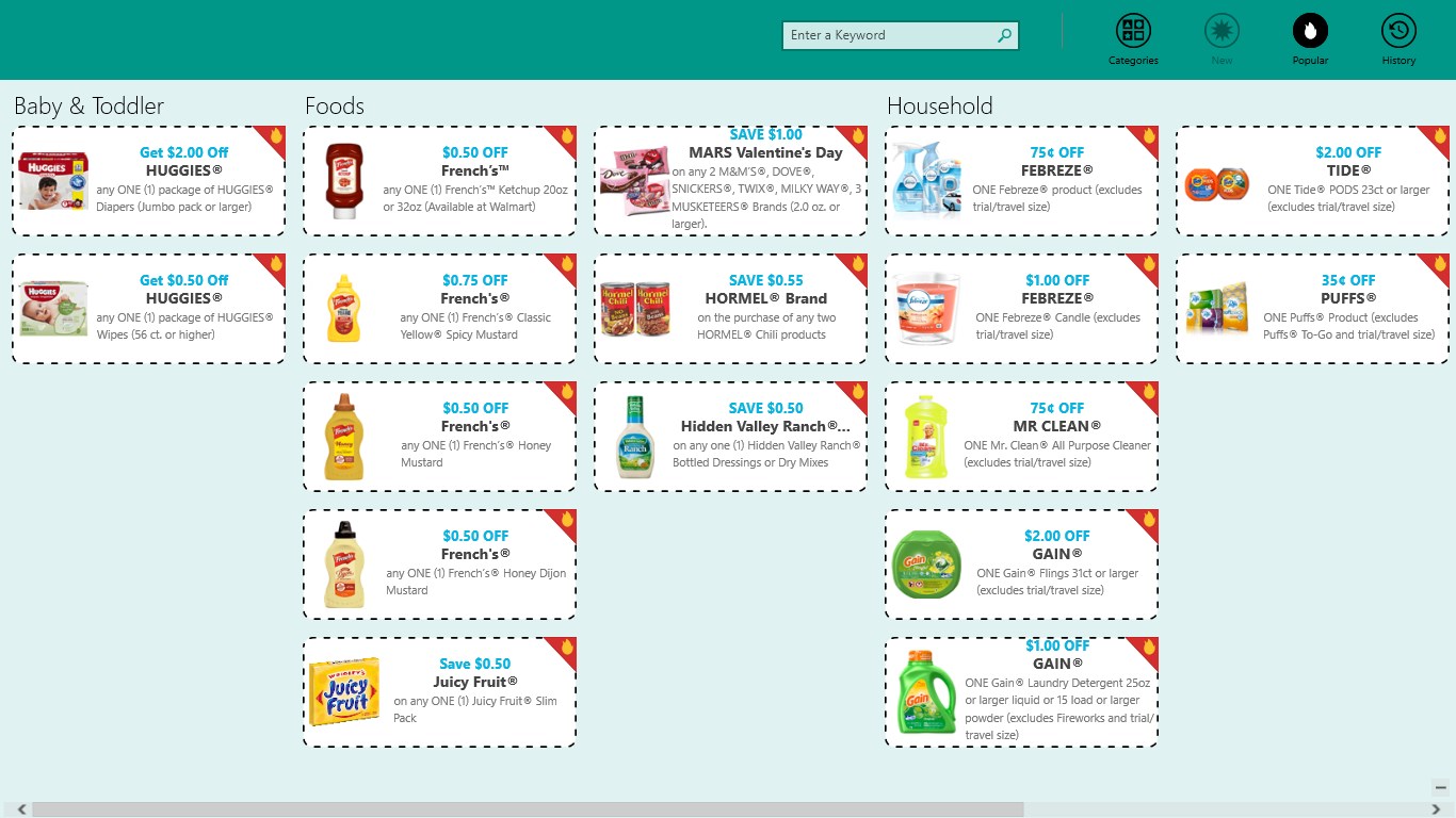 Coupon for Windows 10