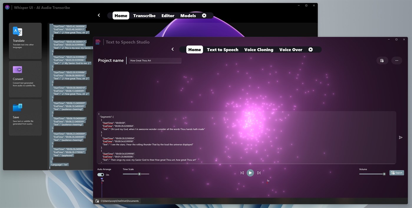 #2. AI Text to Speech Studio (Windows) By: parmata