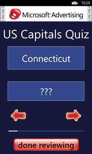 US Capitals Quiz screenshot 3