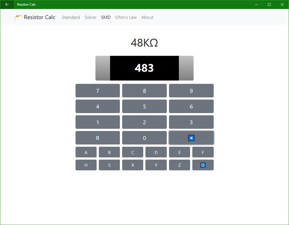 #2. ResistorCalc (Windows) By: Jolly Code