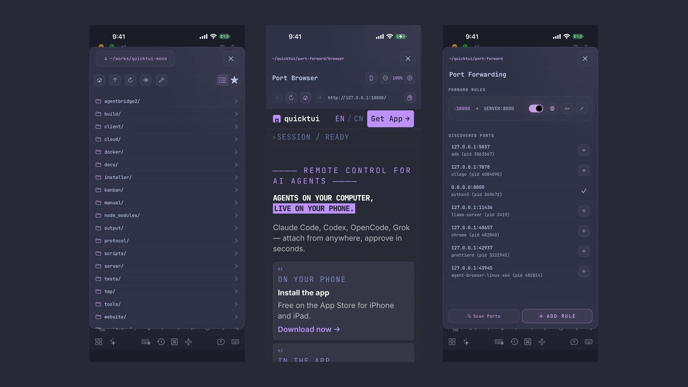 #2. QuickTUI Server (Windows) От: dualface