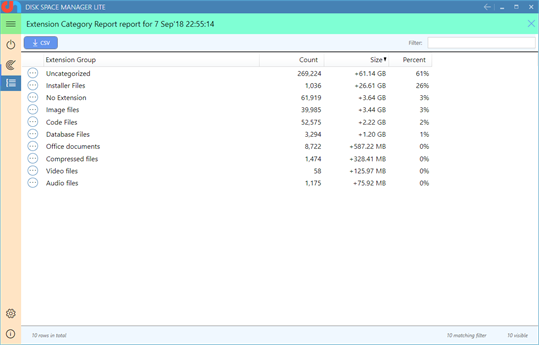 Disk Space Manager LITE screenshot 4